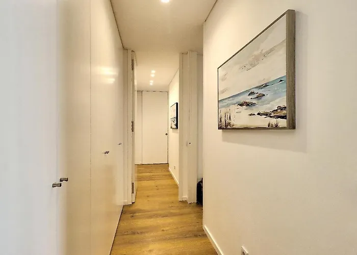 شقة New Luxury Ocean Front Heart Of Parking Olhão